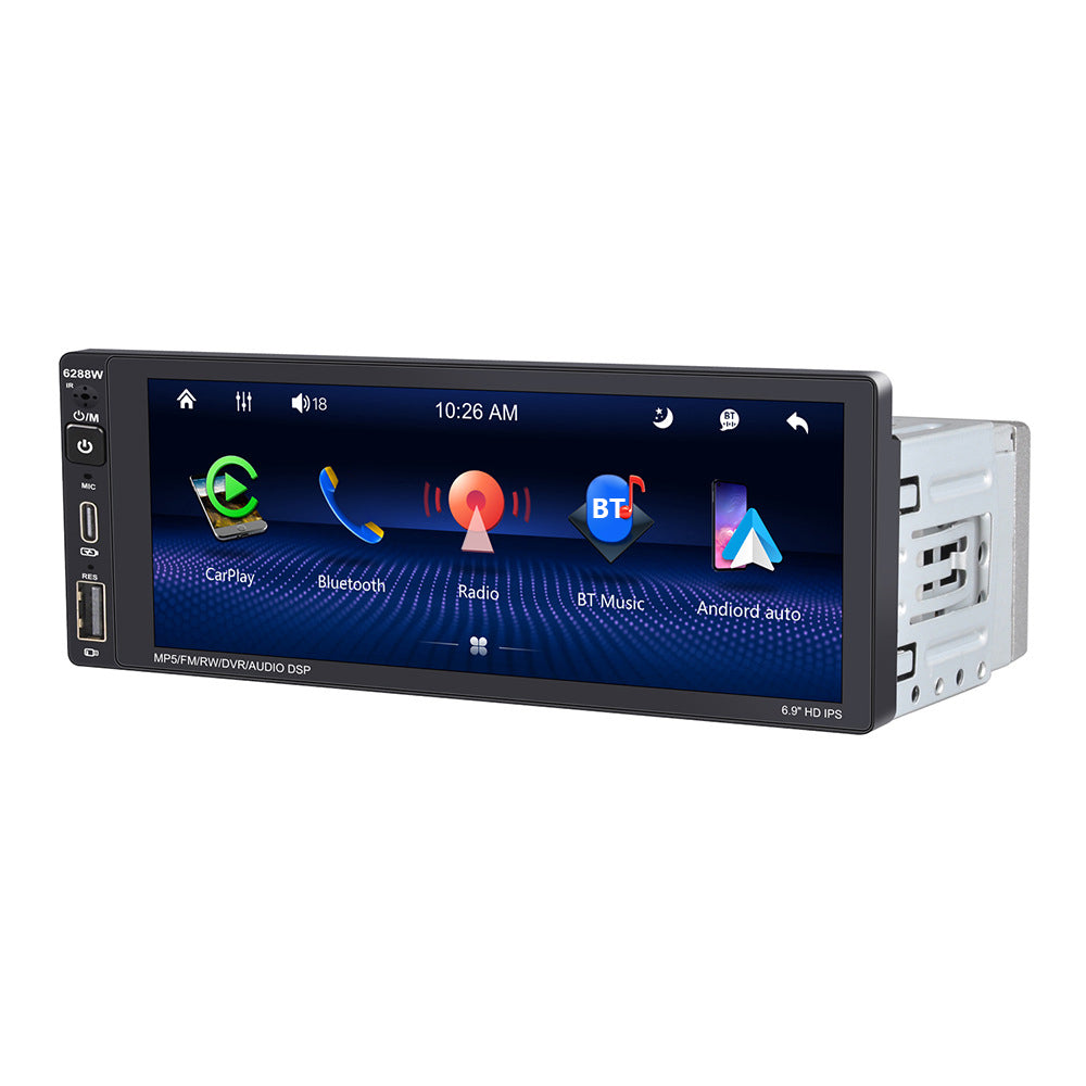 6288W 6.9-Inch IPS Screen Wireless Car Play Single DIN Capacitive Bluetooth MP5 Player 6288W 6.9-Inch IPS Screen Wireless Car Play Single DIN Capacitive Bluetooth MP5 Player